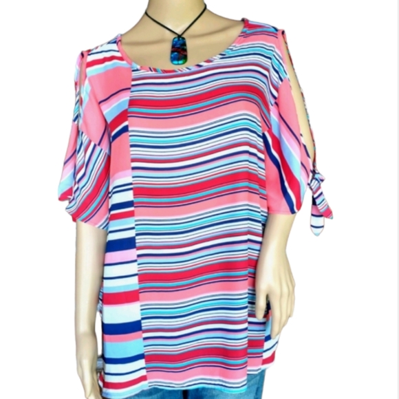 EST. 1946 Colorful Striped Top - Picture 1 of 6